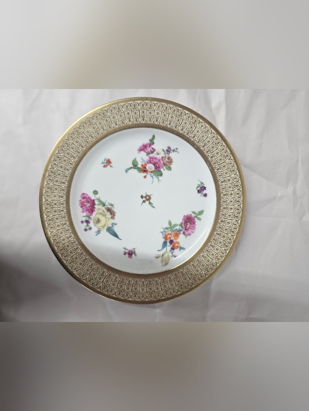 Vintage P.T. Tirschenreuth Bavaria Fine Porcelain Service / Dinner Plate